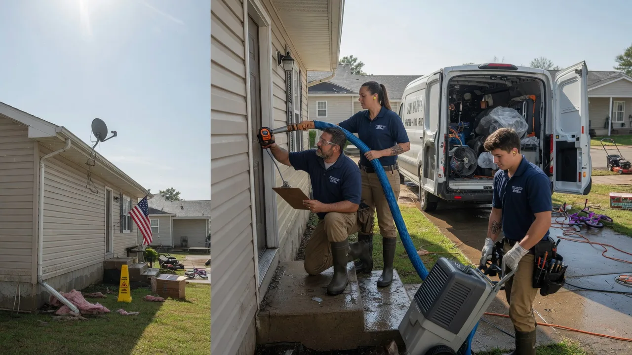 Ceiling Water Damage Restoration in Vici, OK near me