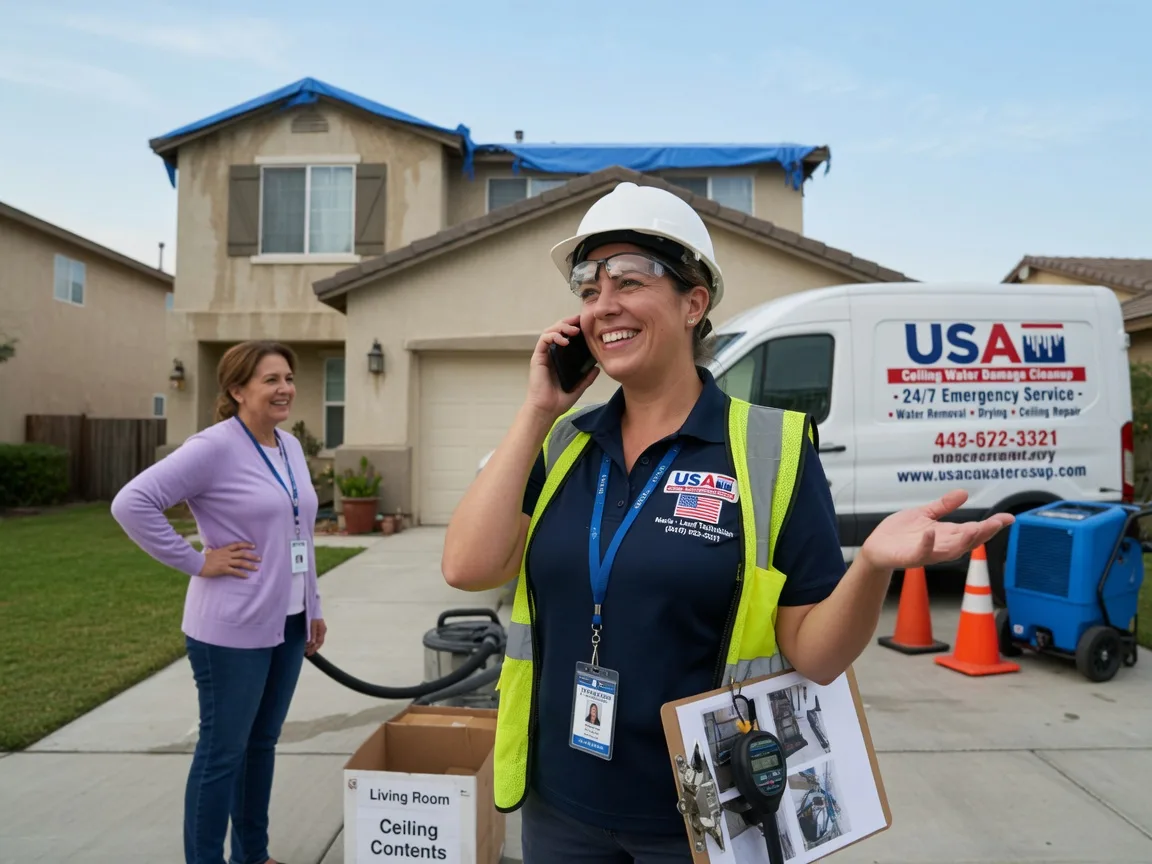 Ceiling Water Damage Restoration Vici, OK FAQs